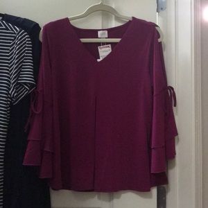 Purple shirt great for work